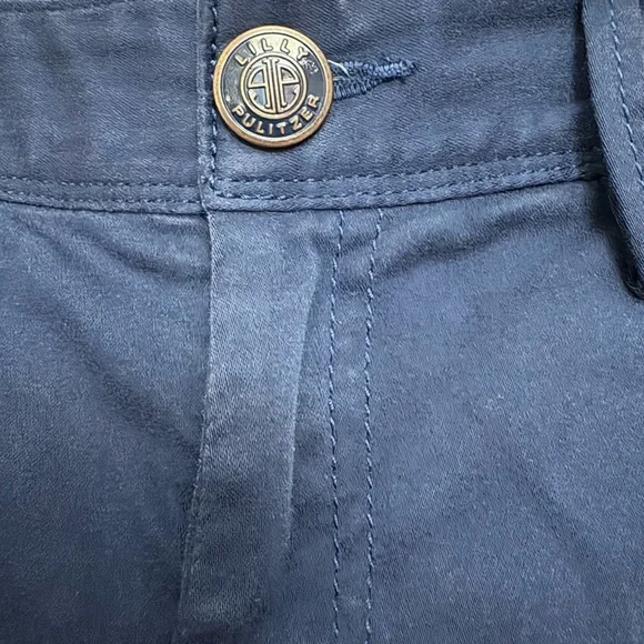 Lilly Pulitzer Navy Skinny Pants - Picture 3 of 10